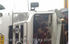 Tempo overturns at Kalianpur; no casualties